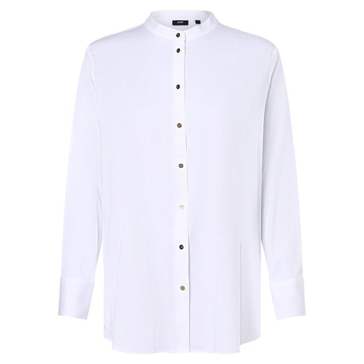 JOOP! Bluzka damska Kobiety biały jednolity ze sklepu vangraaf w kategorii Koszule damskie - zdjęcie 162832782