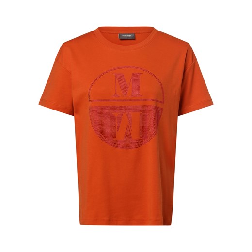 MOS MOSH T-shirt damski Kobiety Bawełna pomarańczowy nadruk ze sklepu vangraaf w kategorii Bluzki damskie - zdjęcie 162832784
