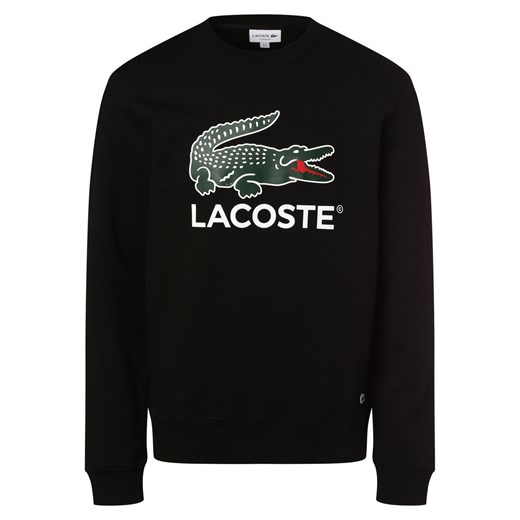 Lacoste Męska bluza nierozpinana Mężczyźni Bawełna czarny nadruk Lacoste 5 vangraaf
