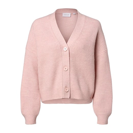 Sweter damski Comma, różowy casualowy wełniany 