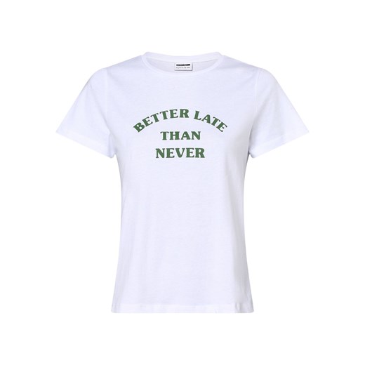 Noisy May T-shirt kobiety Kobiety Bawełna biały nadruk ze sklepu vangraaf w kategorii Bluzki damskie - zdjęcie 162833280
