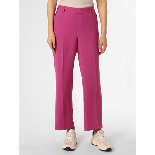 MOS MOSH Spodnie Kobiety purpurowy jednolity ze sklepu vangraaf w kategorii Spodnie damskie - zdjęcie 162833673