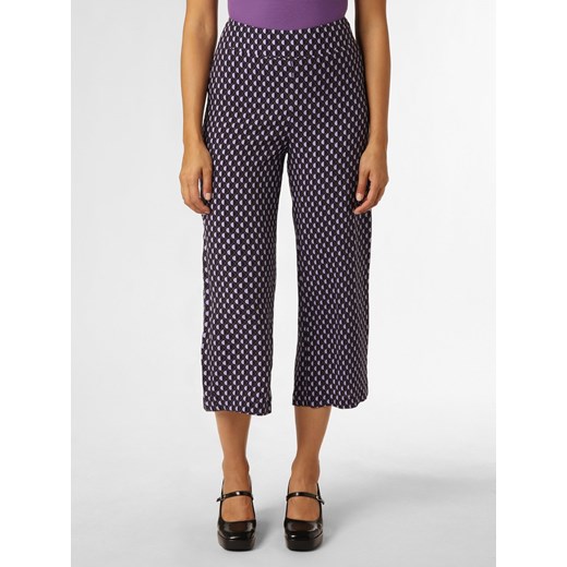 Opus Spodnie Kobiety wiskoza bzowy wzorzysty ze sklepu vangraaf w kategorii Spodnie damskie - zdjęcie 162834060