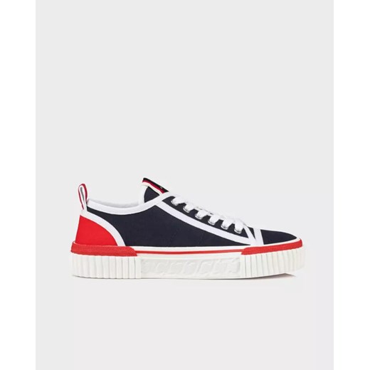 Christian Louboutin Granatowe trampki Pedro Junior rozmiar 38 Christian Louboutin 38 Moliera2.com