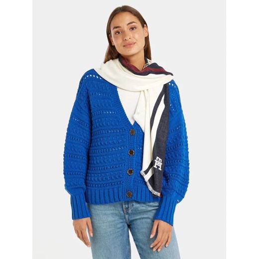 Tommy Hilfiger Chusta Th Femme Large Square AW0AW15537 Beżowy Tommy Hilfiger uniwersalny MODIVO