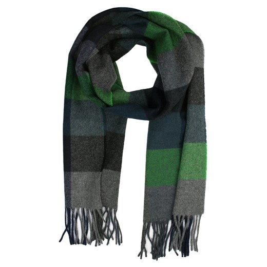 Szalik Wełniany z Frędzlami, Zielono-Granatowy w Kratkę, Ciepły, Męski -V. FRAAS SZAWLN1159 - id: 20744 - marki V. Fraas - 162845373 Szalik Wełniany z Frędzlami, Zielono-Granatowy w Kratkę, Ciepły, Męski -V. FRAAS SZAWLN1159 ze sklepu JegoSzafa.pl w kategorii Szaliki męskie - zdjęcie 162845373