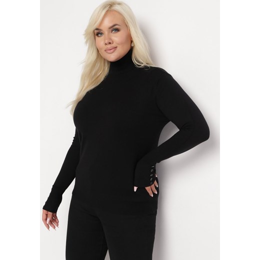 Sweter damski Born2be casual z golfem