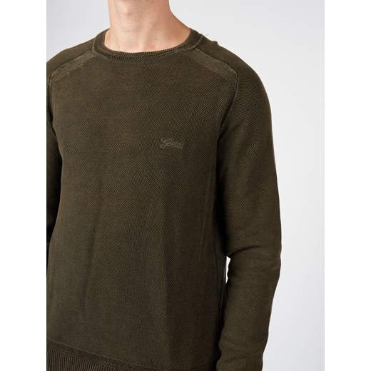 Guess Sweter | M1YR51 Z2NN0 | Mężczyzna | Khaki, Zielony Guess XL promocyjna cena testowy sklepik