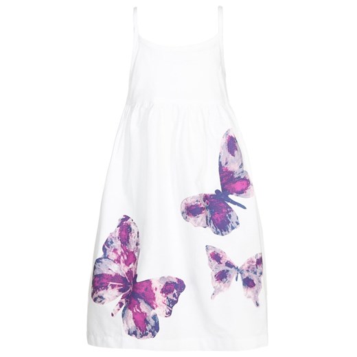 Emoi Sukienka letnia optical white zalando rozowy abstrakcyjne wzory