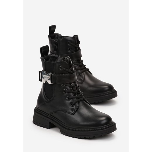 Buty zimowe dziecięce Born2be wiązane 