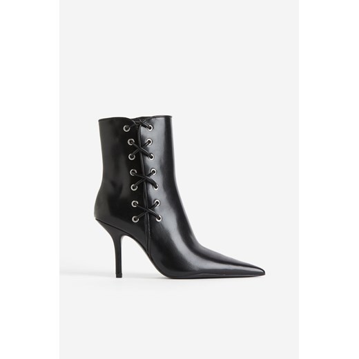 H & M - Botki na obcasie - Czarny H & M 37 H&M
