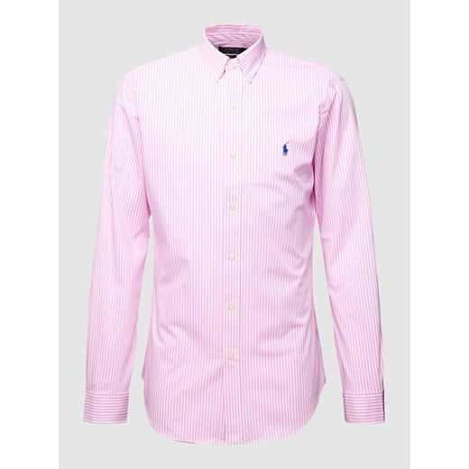 Koszula casualowa o kroju slim fit z wyhaftowanym logo Polo Ralph Lauren M wyprzedaż Peek&Cloppenburg