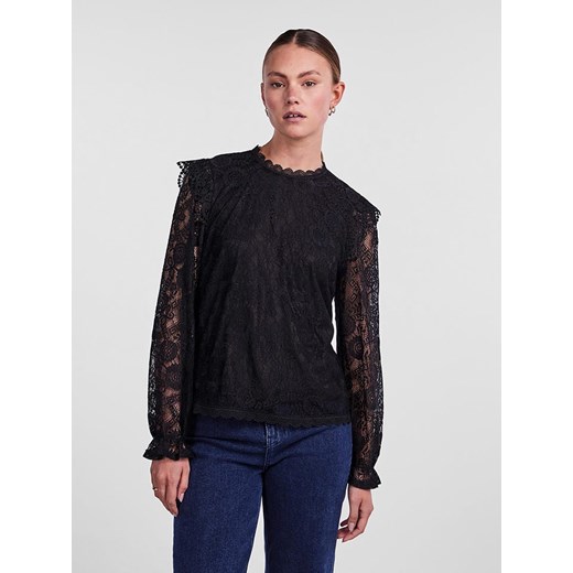 Pieces Bluzka w kolorze czarnym Pieces L Limango Polska promocja