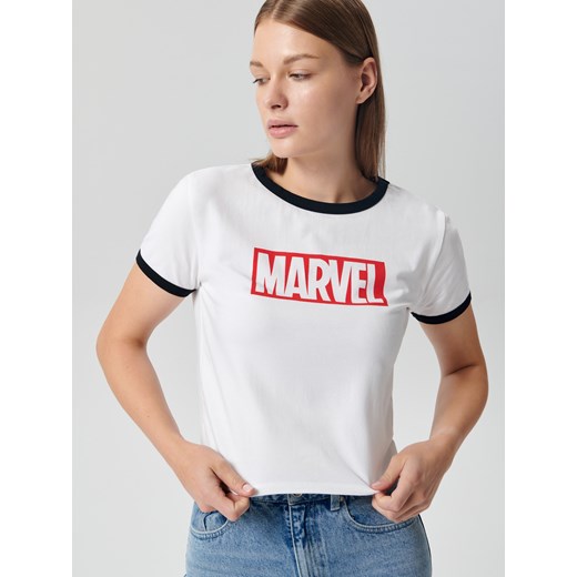Sinsay - Koszulka Marvel - biały Sinsay L wyprzedaż Sinsay