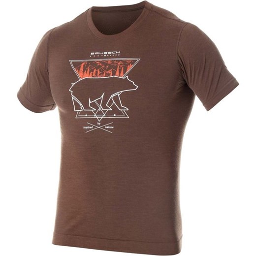 Koszulka męska Outdoor Wool Pro Brubeck ze sklepu SPORT-SHOP.pl w kategorii T-shirty męskie - zdjęcie 162934080