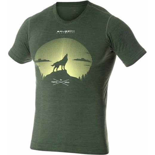 Koszulka męska Outdoor Wool Pro Brubeck ze sklepu SPORT-SHOP.pl w kategorii T-shirty męskie - zdjęcie 162934141