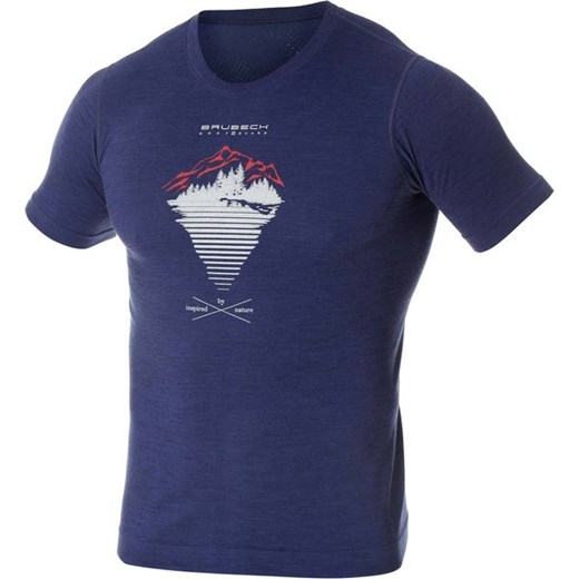 Koszulka męska Outdoor Wool Pro Brubeck ze sklepu SPORT-SHOP.pl w kategorii T-shirty męskie - zdjęcie 162934144