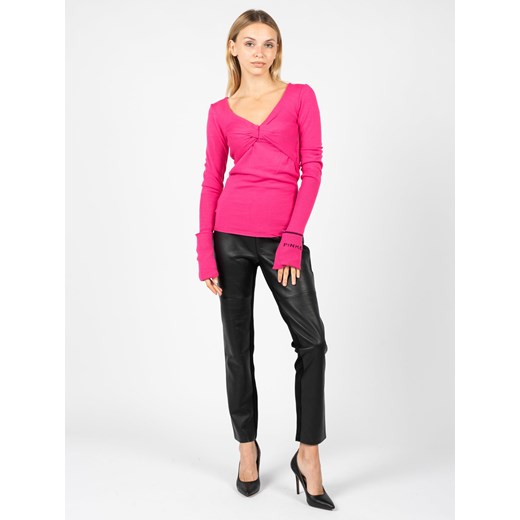Pinko Sweter "Lattina" | 100735 A0K0 | Lattina | Kobieta | Różowy Pinko XS ubierzsie.com promocja
