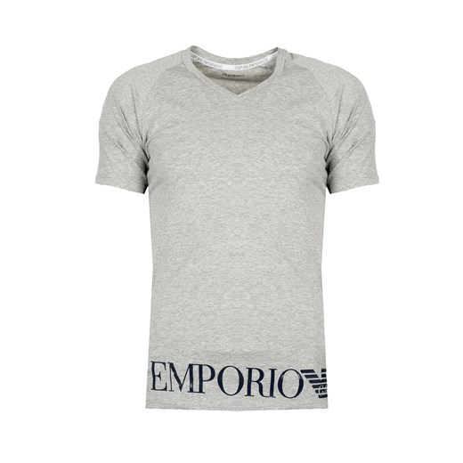 Emporio Armani T-shirt "V-Neck" | 111760 3R755 | Mężczyzna | Szary Melanż Emporio Armani L okazyjna cena ubierzsie.com