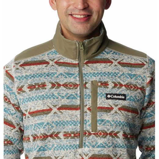 Bluza męska Columbia z nadrukami z polaru