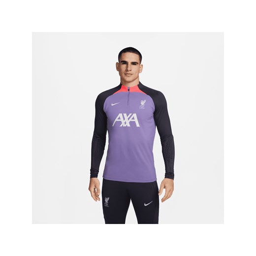 Męska treningowa koszulka piłkarska z dzianiny Liverpool F.C. Strike Nike Dri-FIT - Fiolet ze sklepu Nike poland w kategorii T-shirty męskie - zdjęcie 162939144