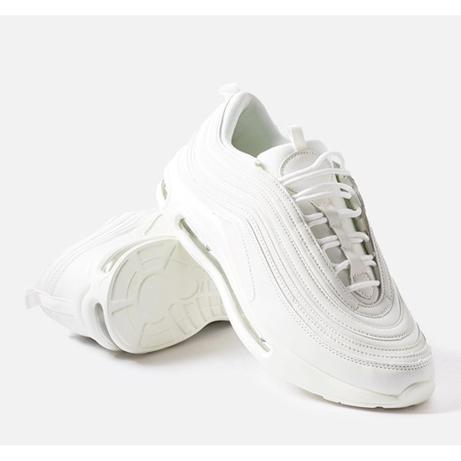 Białe klasyczne sneakersy męskie Conti 41 ButyModne.pl