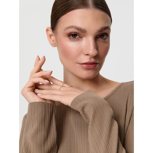 Bluzka damska Sinsay z długim rękawem casual 