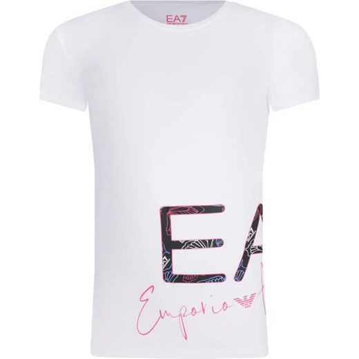 EA7 T-shirt | Regular Fit 150 okazja Gomez Fashion Store
