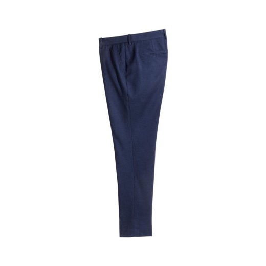 Spodnie garniturowe Skinny fit h-m granatowy fit