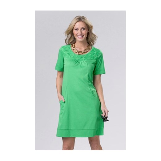 Sukienka zielony cellbes zielony dżersej