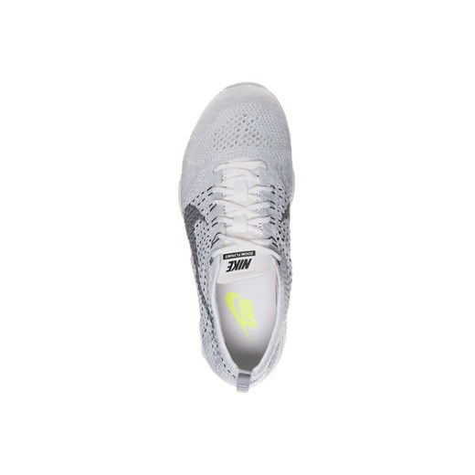 Nike Performance FLYKNIT ZOOM AGILITY Obuwie treningowe white/metallic grey/wolf grey/black zalando szary sztuczna