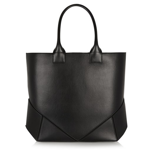 Easy bag in black leather net-a-porter czarny 
