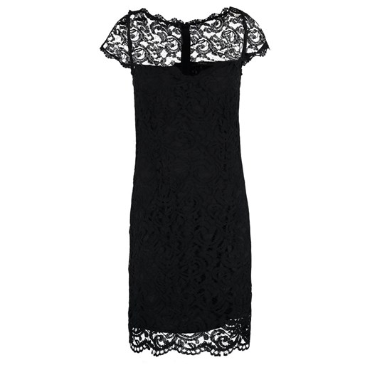 ESPRIT Collection Sukienka letnia black zalando czarny abstrakcyjne wzory