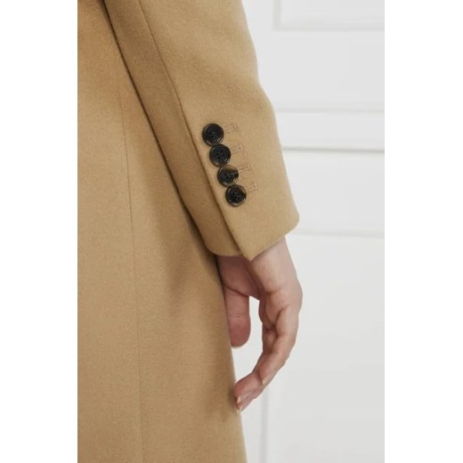 BOSS Wełniany płaszcz Catara | z dodatkiem kaszmiru 40 Gomez Fashion Store