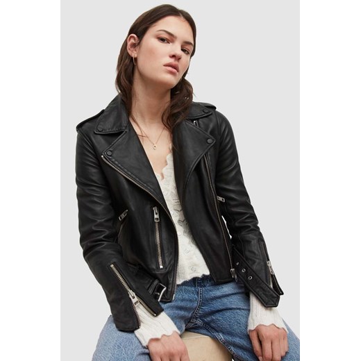 AllSaints - Kurtka skórzana BALFERN BIKER WL115E ze sklepu ANSWEAR.com w kategorii Kurtki damskie - zdjęcie 163349242