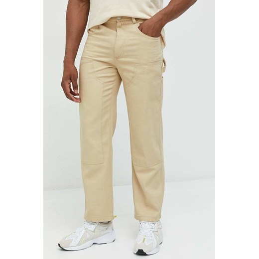 Sixth June jeansy męskie kolor beżowy ze sklepu ANSWEAR.com w kategorii Jeansy męskie - zdjęcie 163355463