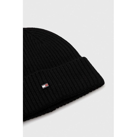 Tommy Hilfiger czapka zimowa męska czarna
