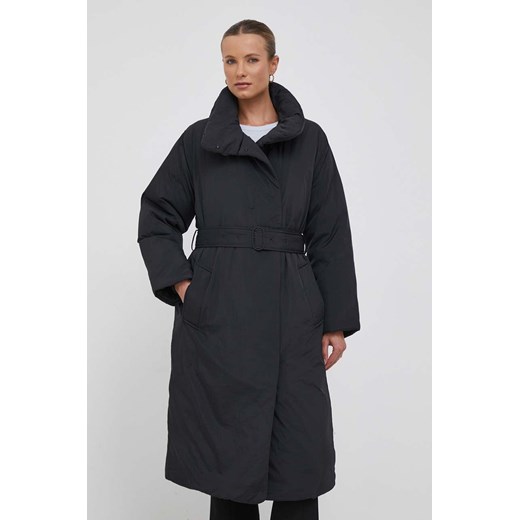 Calvin Klein kurtka puchowa damska kolor czarny zimowa ze sklepu ANSWEAR.com w kategorii Kurtki damskie - zdjęcie 163362911
