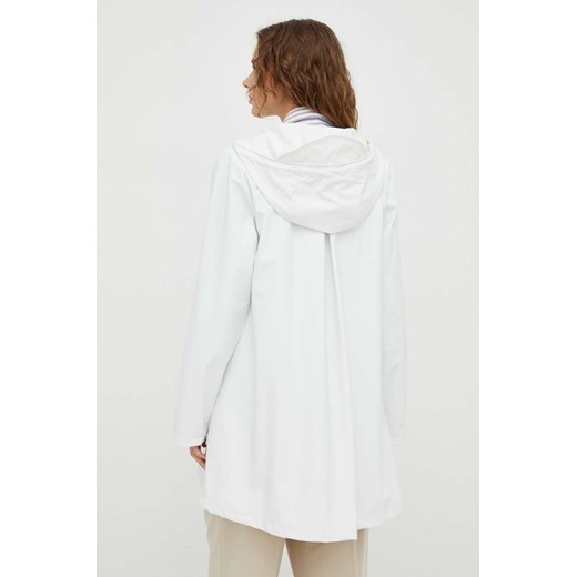 Rains kurtka przeciwdeszczowa 18050 Jackets damska kolor biały przejściowa Rains XL ANSWEAR.com