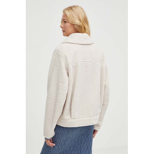 Drykorn kurtka damska kolor beżowy przejściowa oversize Drykorn S ANSWEAR.com