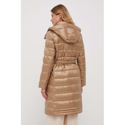 Lauren Ralph Lauren kurtka puchowa damska kolor beżowy zimowa S ANSWEAR.com