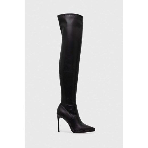 Steve Madden kozaki Keandra damskie kolor czarny na szpilce SM11002678 Steve Madden 39 ANSWEAR.com