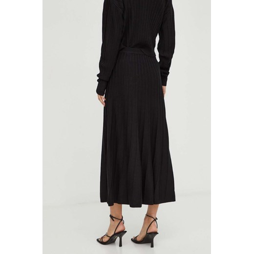 Spódnica Ba&sh elegancka z dzianiny midi