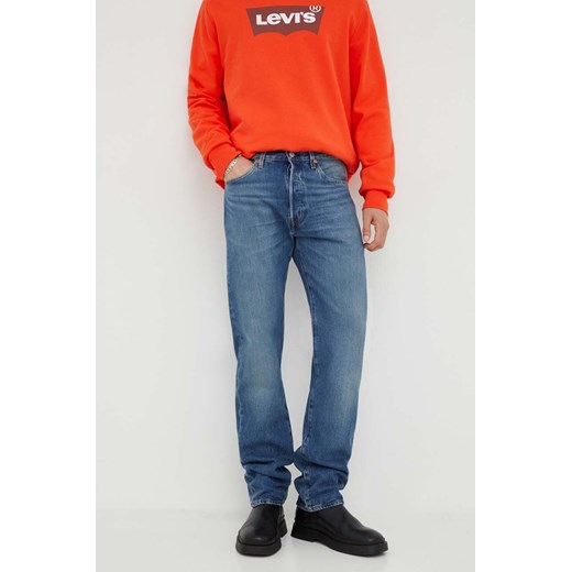 Levi&apos;s jeansy 501 męskie ze sklepu ANSWEAR.com w kategorii Jeansy męskie - zdjęcie 163376411