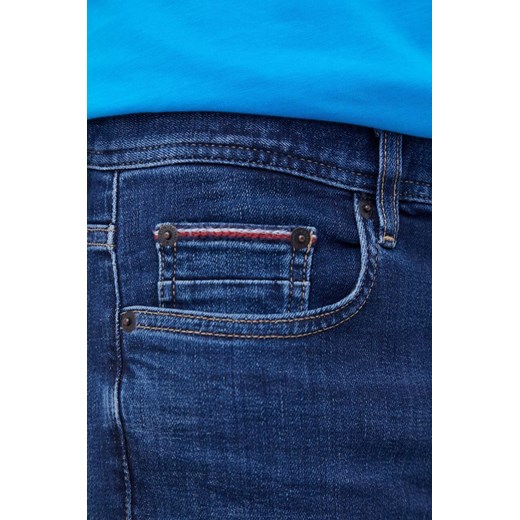 Tommy Hilfiger jeansy męskie kolor granatowy Tommy Hilfiger 34/32 ANSWEAR.com