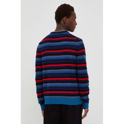 PS Paul Smith sweter wełniany męski kolor granatowy Ps Paul Smith S ANSWEAR.com
