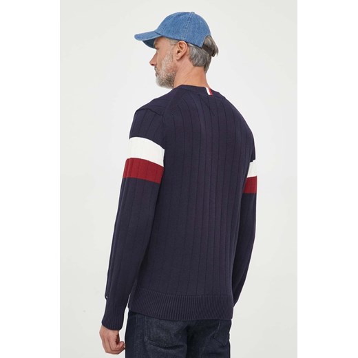 Tommy Hilfiger sweter bawełniany kolor biały Tommy Hilfiger S ANSWEAR.com