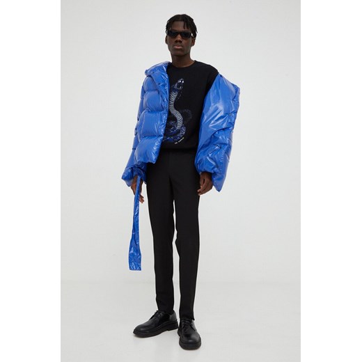 The Kooples sweter wełniany męski kolor czarny ciepły The Kooples L ANSWEAR.com