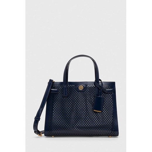 Kuferek Tory Burch granatowy