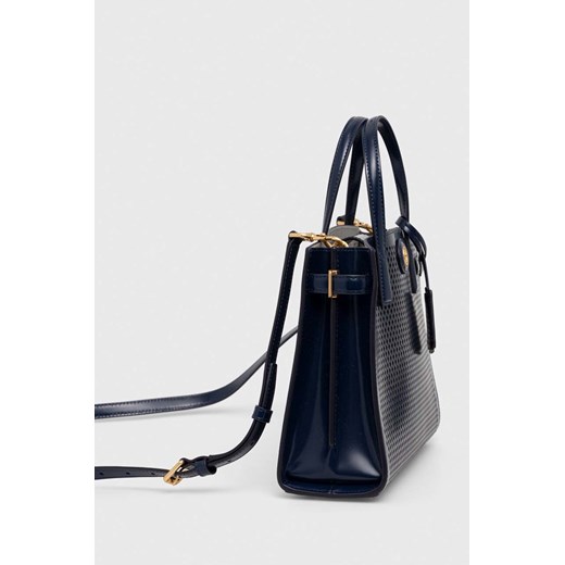 Kuferek Tory Burch granatowy